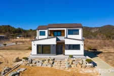 4인가족 스마일 하우스 37평 화순군 전원주택 완공 | 집 디자인, 집 스타일, 건축 디자인