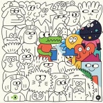 Pin de Meekyoung Seo en 페이퍼아트 en 2025 | Proyectos gráficos, Dibujos sencillos, Dibujitos sencillos