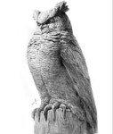 #연필소묘 부엉이 드로잉 a wooden owl_4B