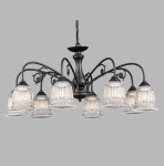 인테리어 조명 - 블랙&글래스 8등 샹들리에 | 샹들리에, 인테리어, 조명