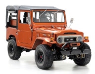 Ive always had a soft spot for these - Toyota FJ40 Land Cruiser. I would totally have one of these for bombing about downtown....K... 