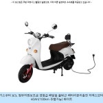 990000원 ▷ 전기스쿠터 보노 정부지원보조금 경형급 배달용 출퇴근 배터리분리충전 지에스모터스, 40Ah(100km 주행가능) 핑크... 