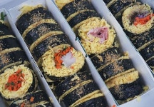 달걀이 듬뿍! - 2020 | 식품 아이디어, 베이컨, 김밥