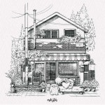 ปักพินโดย 방진희 ใน 어반스케치 펜,연필 ในปี 2025... 