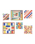 서울공예박물관 전시에서의 조각보 그래픽 일러스트 digital image, 2025 #design #graphicdesign #art #archiving #illustration... 