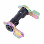 AR-15 Ambidextrous Safety 90 or 45 Degree Matte Rainbow PVD Coated Pin on 택티컬 장비