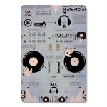 Temu｜2D 1pc, The Art of the Beat 메탈 티너 포스터 - 철로 레트로 HD 음악 아트, 방 미학, 페인트 앨범 커버 벽 장식, 가정, 사무실... 