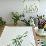 산책길에 매일보는 버드나무 잎 그리기🌿✍🏻 그린색... 수채화#세밀화#보태니컬아트 #꽃#꽃그림 #watercolor#botanicalart... 