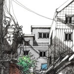 Pin page 박광희 on Instagram: ㆍ ㆍ 용산구,효창동 골목  ㆍ ㆍ ㆍ ㆍ #감성스케치스튜디오 #개인레슨 #드로잉특강... 