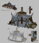 prop, JUMI PARK | 실사건물(프랍) | Pinterest | 텐트, 배경, 건축 드로잉