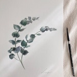 너무 좋은 버드나무 🌿 가방에 유칼리를 그리려다가 또 버드나무를 그렸네요 ✍🏻 하루만에... 로터스가든#에코백 #버드나무#willow#가방#리폼…