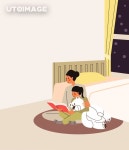 유토이미지 | 이미지·일러스트·그래픽·영상을 검색하세요 독서 013 SILL247, 프리진, 일러스트, 사람, 생활, 독서, 라이프, 벡터, 에프지아이... 