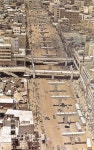Seoul: Cheonggyecheon elevated highway under construction, 1960s. 청계천 복개후 청계고가 건설 60년대 후반