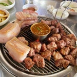 bbo_eat)님: ⠀ [제주 목포고을] 지난 여름 제주도 여행에서 방문했던 #목포고을 제주 #흑돼지 먹기 정말 좋은 집이었다🐷 제주에는... 