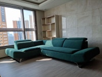 봄소와 [두빛나래] 5인용 코너카우치 소파