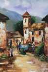 Pin de 박정빈 em 건축 스케치 | Pinturas, Arte giz pastel, Pinturas paisagens