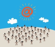Business People Message Talking Communication Concept,  Social network concept. | 프리, 사진, 로열티