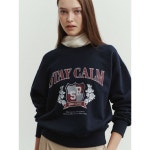 [쏘이르] 스테이캄 스웻셔츠 네이비