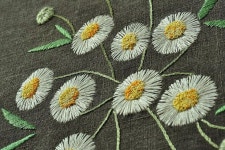 #야생화자수 #개망초 #꿈소 #꿈을짓는바느질공작소 #embroidery #annualfleabane 꿈을 짓는 바느질 공작소의 아름다운 자수 작품