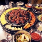 #고기집 #숯불구이 #삼겹살 #갈비살 #강남맛집 #서울 #한국 #肉 #烤肉 #五花肉 #牛肉 #江南 #首尔 #韩国 #木炭烧烤 #韩国菜... 
