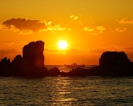 Sunrise 일출: 동해 강원도, 대한민국