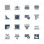 패브릭 기술과 특성 벡터 아이콘 세트 스톡 콘텐츠 - 58520909 | 아이콘 모음, 아이콘, 프리