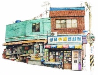 사라지는 동네슈퍼마켓을 그리는 화가