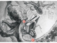 #기초소양 #소묘 #서울대 #고려대 #강남디자인스타 #기초소양반 #기초디자인 #drawing #구성 #문어