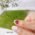 [New] The 10 Best Nail Ideas Today (with Pictures) -  빨간색 하트 파츠가 신의한수였다 #복숭아네일  . . 풀아트(젤) 50000원... 