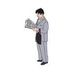 Pin page 이구 on Instagram: 오늘의 퇴근 전철 크로키 전철에서 신문 읽는 사람을 간만에 봤다. 이구. Procreate Pocket on iPhone. 2024 #그림... 