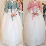 같은 치마로 커플 느낌나는 혼주한복_ 봄날 화사하게 매칭하기 좋아요_ . . . #이랑… - 2020 | 전통 드레스, 신부, 드레스