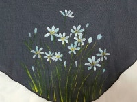 천아트 - 스카프에 샤프란 : 네이버 블로그 | 꽃그림, 꽃, 예쁜 꽃 그림