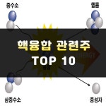 와이에스에너지주 | 핵융합 관련주 TOP10 | 대장주, 에너지 테마주 | 주식스토커