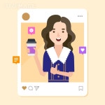 유토이미지 | SNS 인플루언서 | 소셜 네트워크, 인플루언서 마케팅, 만족