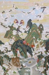 [5人 5色] 임지윤 – 행복이 가득한 길상 페스티벌 | 월간민화 | 칠하기, 그림, 예술품