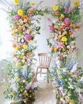 메이플레르 (상표등록) 🇰🇷 on Instagram: “summer wedding arch💐 - #메이플레르공간장식 #웨딩아치”