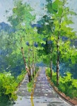 Shin _Jae Heung # 사생 ~ 금왕 백야리 가로수길 / 2022.5.20~Palette Knife By Oil Painting/#유트브채널(신재흥)