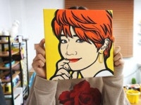 [배움의발견] 팝아트 1인초상화 원데이클래스 | 팝아트, 공예