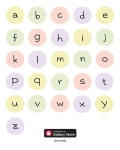 [Sticker] Cute Alphabet Sticker2｜귀여운 알파벳 스티커2