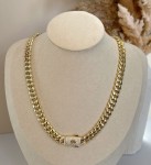 Monaco Cuban Chain | 14k Gold Plated Necklace | Stainless Steel Necklace| Ice Chain Pin op Products