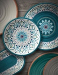 Silvia 12-Piece Dinnerware Set | 도자기 페인팅, 세라믹, 도기