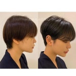 #차홍오리지널 , 짧지만 보이쉬하지 않은 #숏컷 #듀펌 디자인💜 . 두상성형이라 할 만큼 볼륨과 발ᄅ… | Ideas de pelo... 