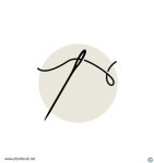 실과 바늘 일러스트 백터 ai 다운로드 download Thread and needle vector - 어반브러시