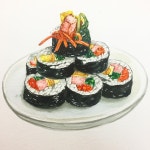예전에는 학교에서 소풍가면 항상 엄마가 싸준 김밥들고가서 점심시간에 두근두근 거리면서 도시락 까보고 친구들 김밥... 