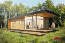 Zen © Maisons BONNEVILLE Homes | 별장, 컨테이너 하우스, 집