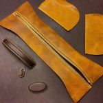 #leathercraft #washbag #leatherbag #sac #가죽공예 #가죽공방 #컨트리아틀리에 #시골공방 #handmade #handcraft #세면백 | 가방 패턴... 