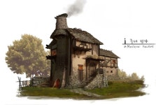 중세 민가 Medieval house concept art, Jisu shin ArtStation - 중세 민가 Medieval house concept art, Jisu shin | Concept art... 