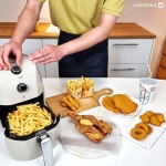 | 식품 아이디어, 레시피, 디저트 롯데리아 배달 디저트를 더 바삭하게 먹을 수 있는 시크릿 레시피 공개!  댓글로 에어프라이어에 조리한 디저트... 