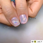 repost: @_nail_11 & @ruah_nail  #네일일레븐 🤝 #루아의뷰티랩 두... 합작으로 후다다다닥 @hyoseum_love 네일… | 네일아트, 네일