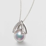 Pendentif perle Akoya Japon - Diamant, Or blanc - Masako | Pearl jewelry, Accessories, Diamond are a girls best friend